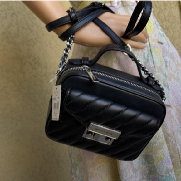 Michael Kors Small Rose Top Handle Leather Satchel - Picture 8 of 16